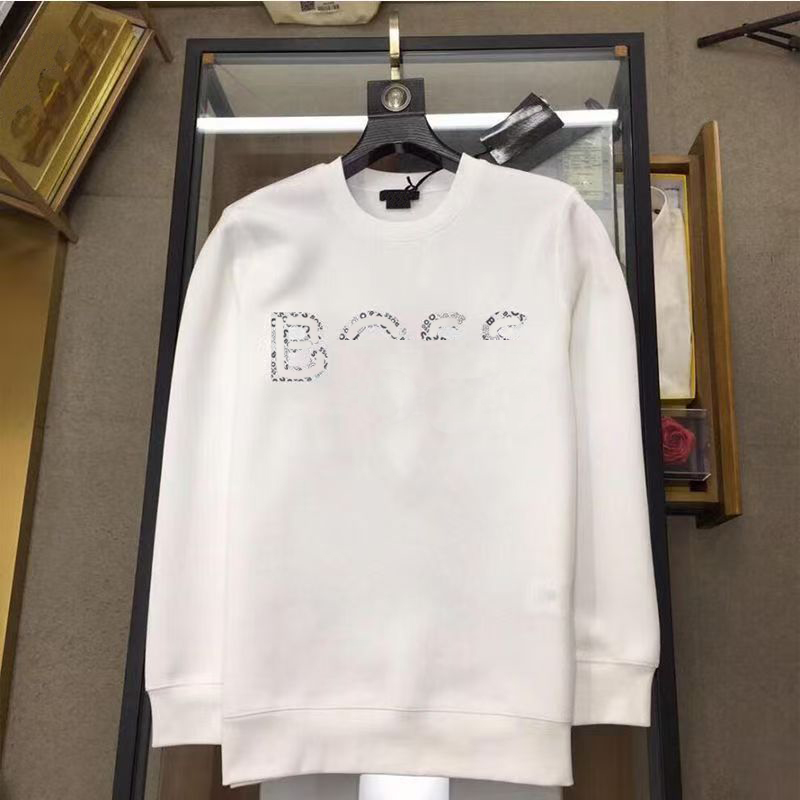 Designer hoodie Mens hoody Bosse Fashion tracksuit Luxury Brand Casual Business loose Pure Cotton keep warm long-sleeved clothes autumn and winter A9