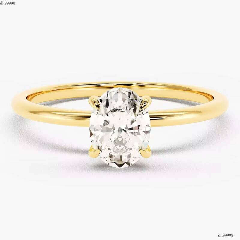 1.5 CT Silicon Stone Engagement Exquisite Wedding 4 Prong Solitaire Ring