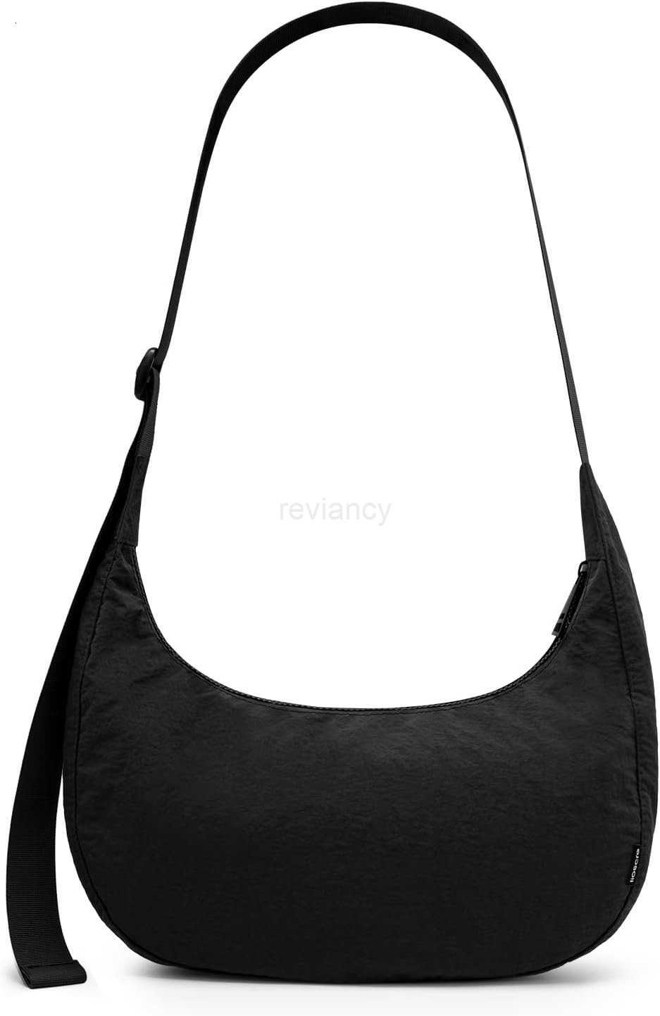 Medium Crossbody Crescent Bag for Women Men Trendy Nylon Crossbody Hobo Bag with Adjustable Strap and Inner PocketsW250930