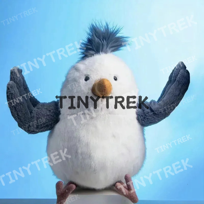 Funny Cute Chipper Seagull Soft Stuffed Animal Plush Toy Beach Stars Birthday Gift for Kids Home Decoration Journey Souvenirs 250513
