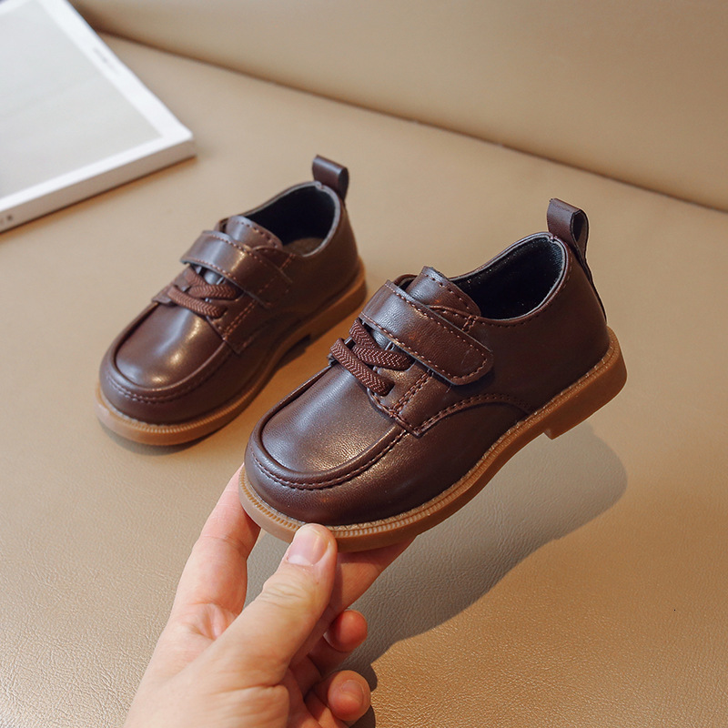 British Style Trendy Soft Soled Black And White Shoes Fashionable Designer Shoes Autumn New Luxury Designer Shoes Men's And Women's Children
