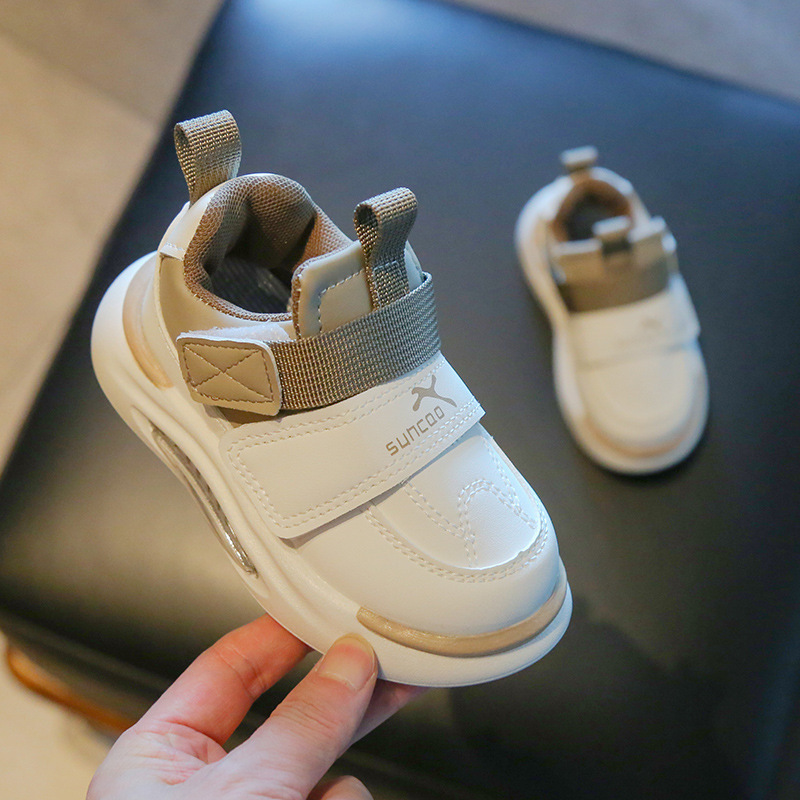 Autumn and winter casual children's sports shoes with leather surface men's women's anti slip Designer wear-resistant running designer