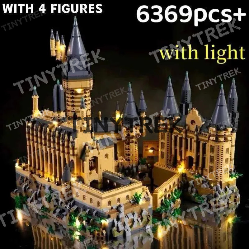 Micro Bricks City Creative Medieval Magic Castle Series School Architecture Palace Model Building Blocks Gifts Kid Assembly Toys Y240731