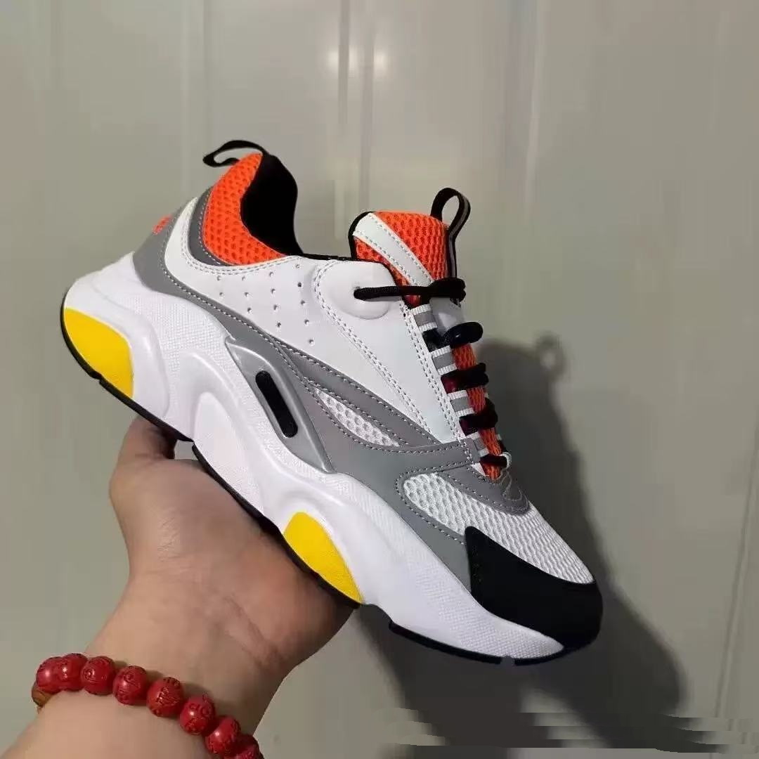 Designer Men Dress Shoes Luxury Fashion Daily Casual Breathable Womens Fashion Color Block Dad Shoes Low Top Sports Shoes Breathable Casual Board Shoes eur45