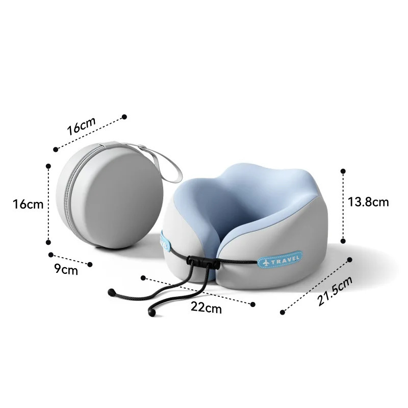 Memory Foam Neck Pillow Travel Pillow Portable U Shape Pillow for Airplane Or Office Home Comfort Support 250929