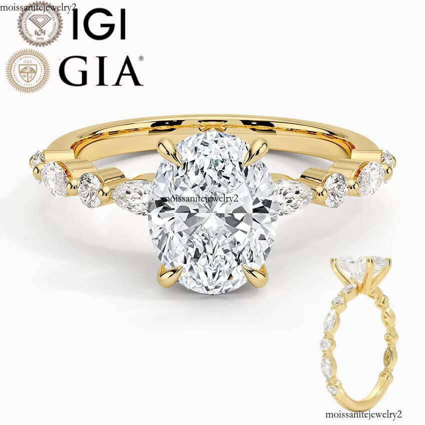 Gia Igi Certified Cvd HPHT Lab Grown 14k Engagement Ring Unisex Jewelry