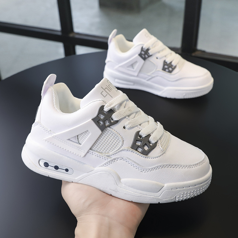 Designer Sports Shoes New Lace Up Leather Children's White Shoes Designer Shoes Autumn New Luxury Shoes Men's And Women's Children'