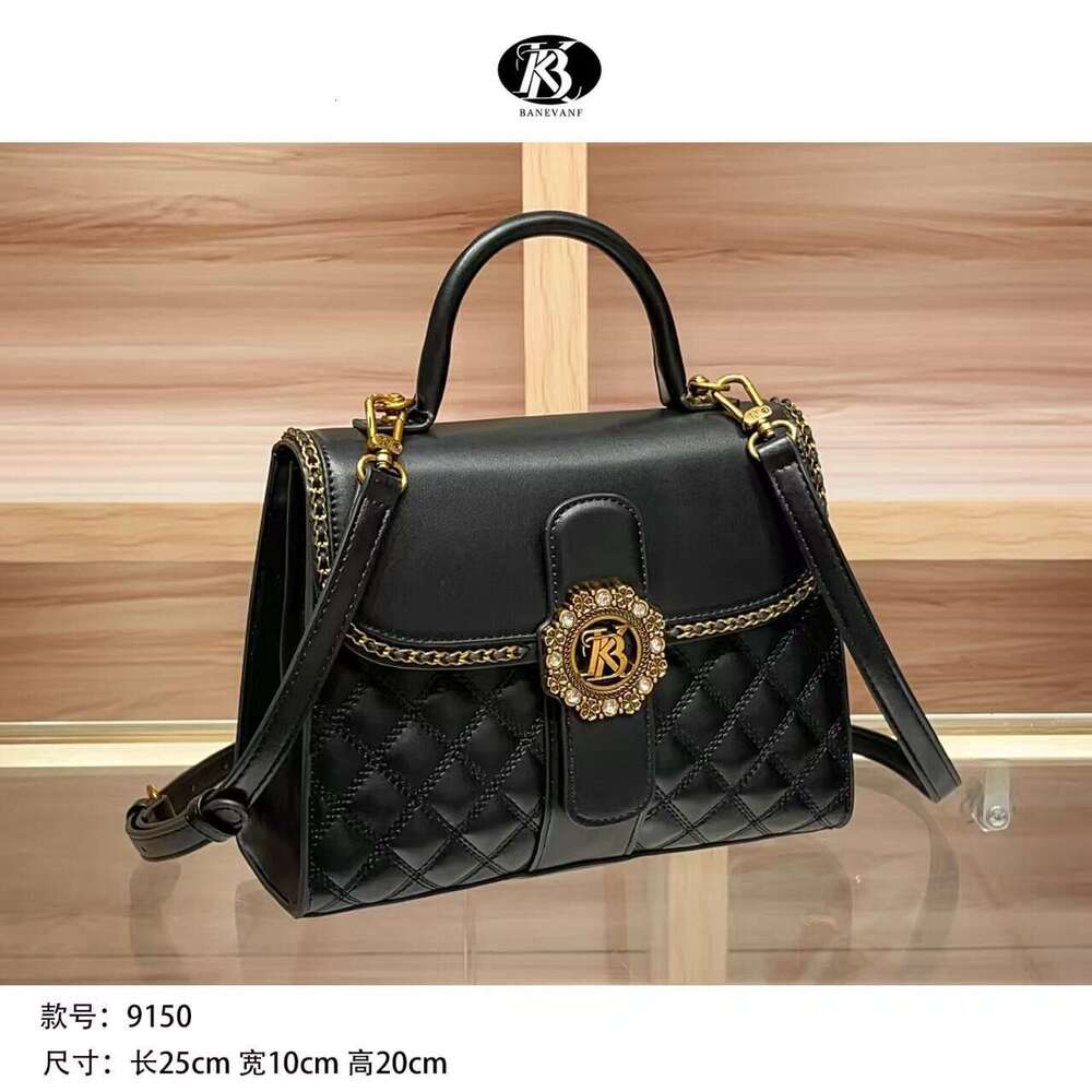 designer bag Luxury bag Exquisite Genuine Leather Simple Small Square Women's Crossbody Bag 2025 New Trendy Versatile Shoulder Handbag