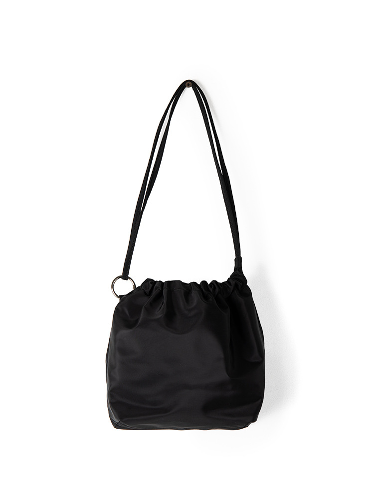 Hot-Selling New Style Drawstring Closure Nylon Bucket Korean Version Simple Casual Versatile Lightweight Small Shoulder And Crossbody Bag