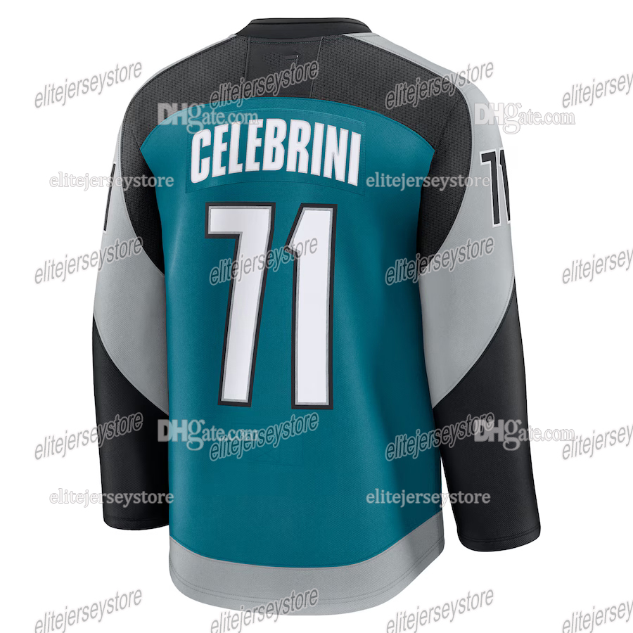 Personalized Custom 2025-26 35th Throwback Jersey Macklin Celebrini Jeff Skinner Ferraro Logan Couture Filip Bystedt Quentin Musty Vincent Barclay Goo