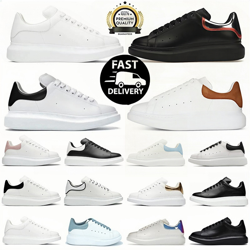 Designer Shoes sneakers running casual trainers sneakers men women shoes Black white trainers Leather Platform Trainers Lace Up shoes 36-45