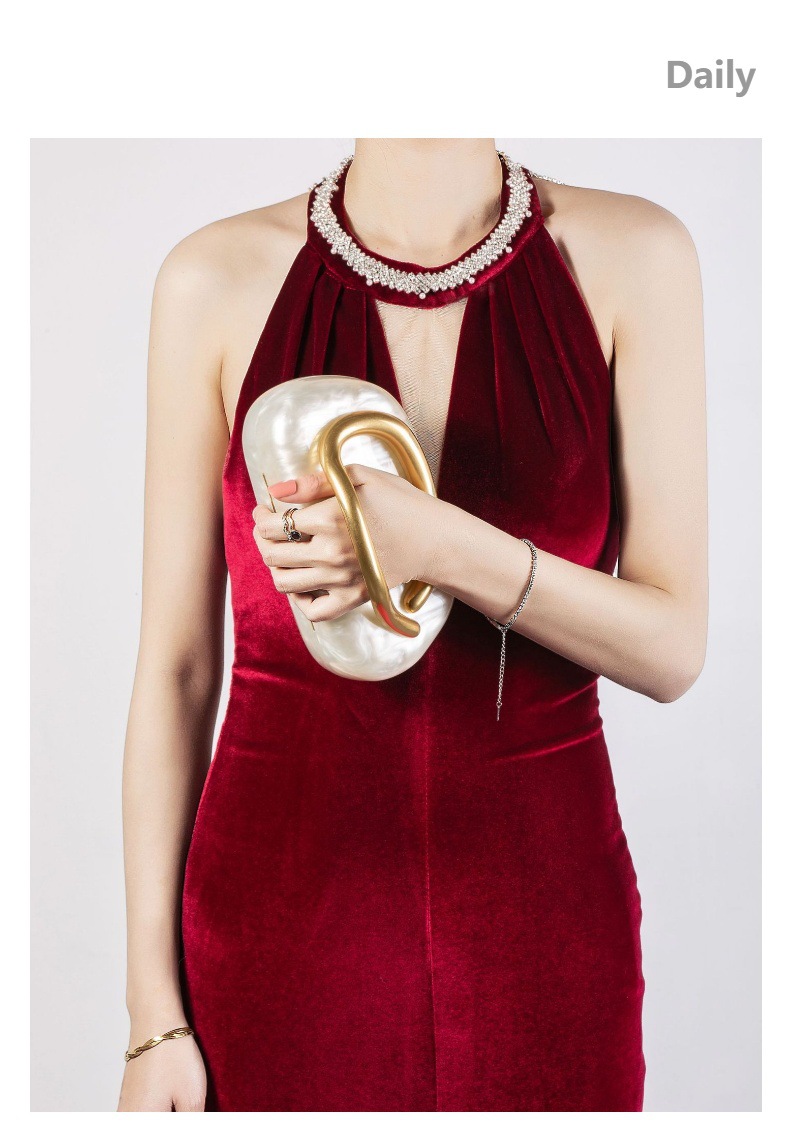 Evening Clutch Purses for Women Acrylic Evening Clutch Luxury Elegant Handbag for Party Wedding Prom Crossbody Bag Shoulder Bag Gorgeous Purse Classy 