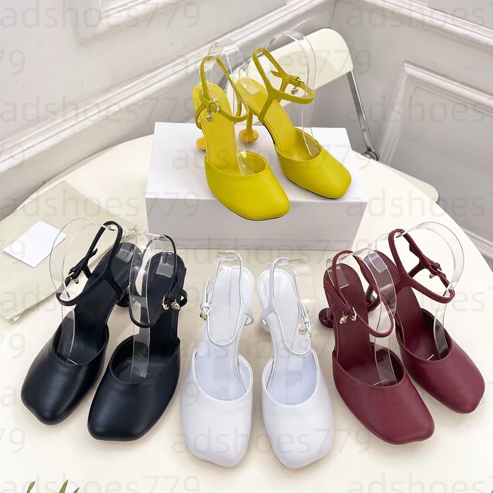 Elegant Women's Stiletto heel sandals Sheepskin suede Inlaid rhinestones Square toe Party Evening shoes Designers Fashionable and Sexy high shoes factory footwear