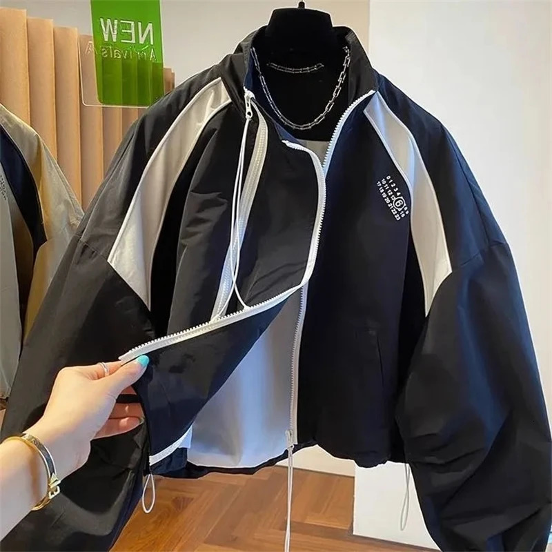 Womens Jackets 2025 Spring Autumn Temperament Korean Double Zipper Lady Trench Coat Elegant Leisure Ladies Outerwear 250929