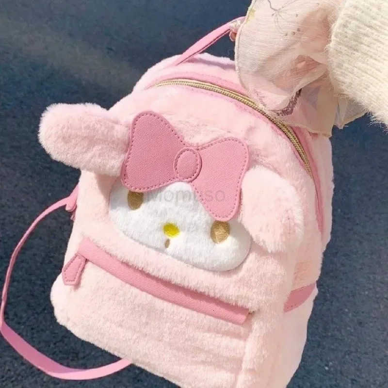 Sanrio Cinnamoroll My melody Japanese new style cute creative cartoon pattern large capacity lightweight portable plush backpack L250930