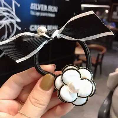 Fashion luxury designer jewelry Hair Accessories Womens Hairbands Camellia Pearl Hair Rope 2024 new accessories for girls awe Y250930