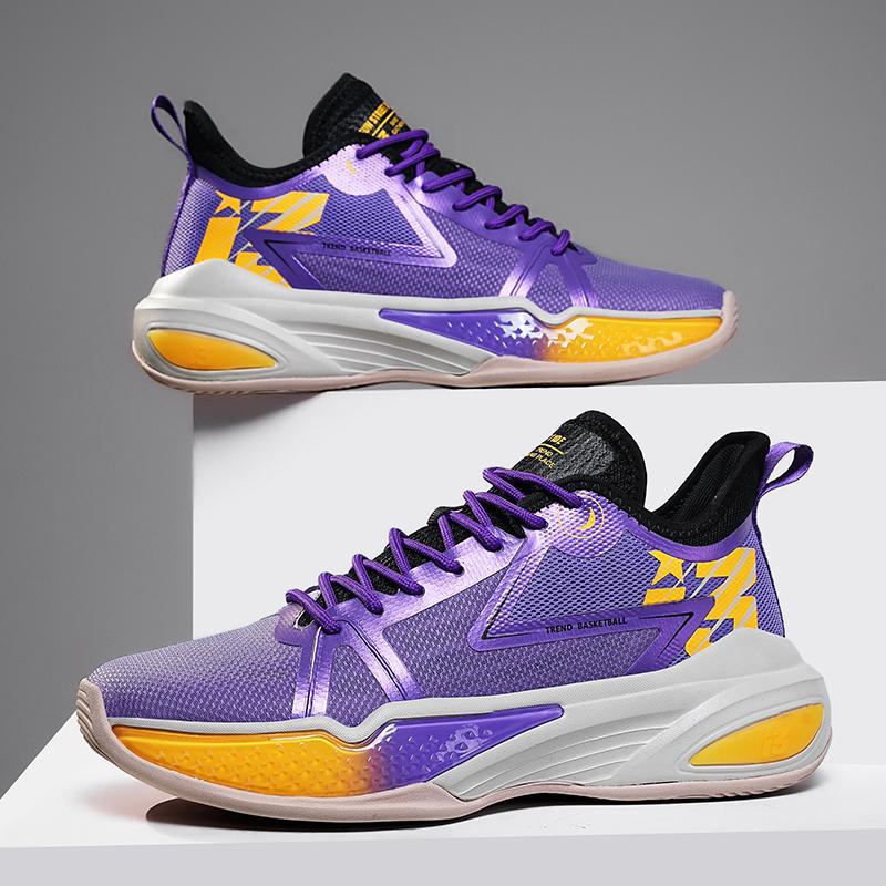 Designer Shoes Summer Men's shoes New Basketball shoes Shock-absorbing Practical anti-slip and wear-resistant sports shoes Couple style Rebound Sound Free shipping