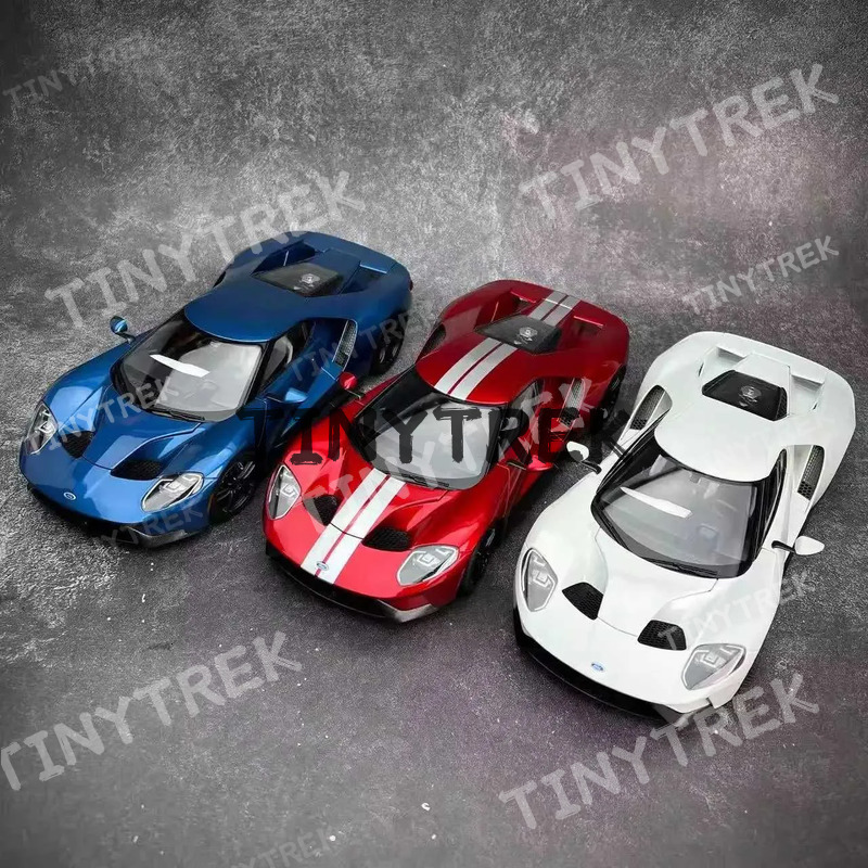 AUTOart 1/18 scale New Ford GT ABS material Full Open Static Display Holiday gift collection Sports car model W250609