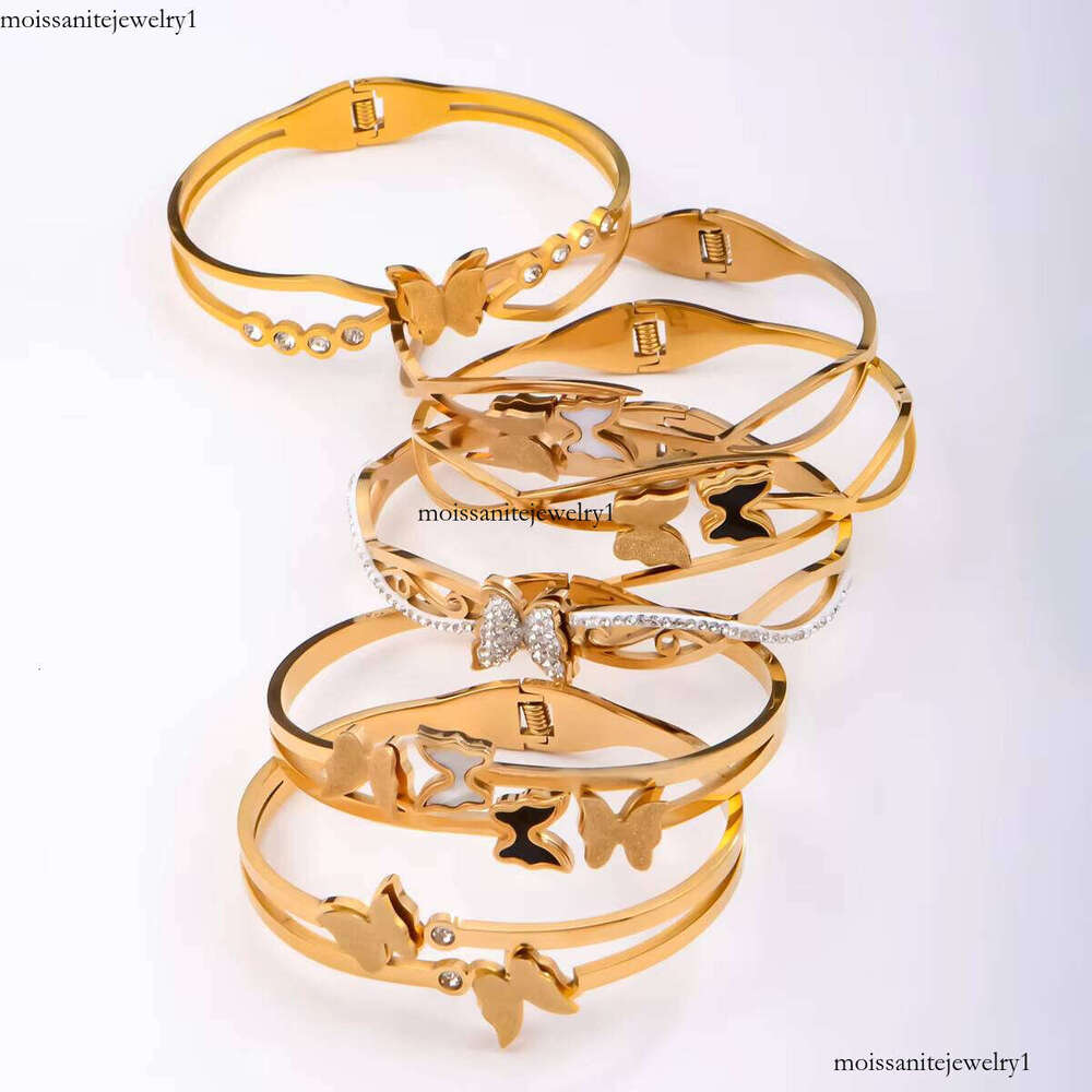 sterling silver Chain Bracelet with Butterfly Design and Decoration, Elegant Women's fashion Jewelry