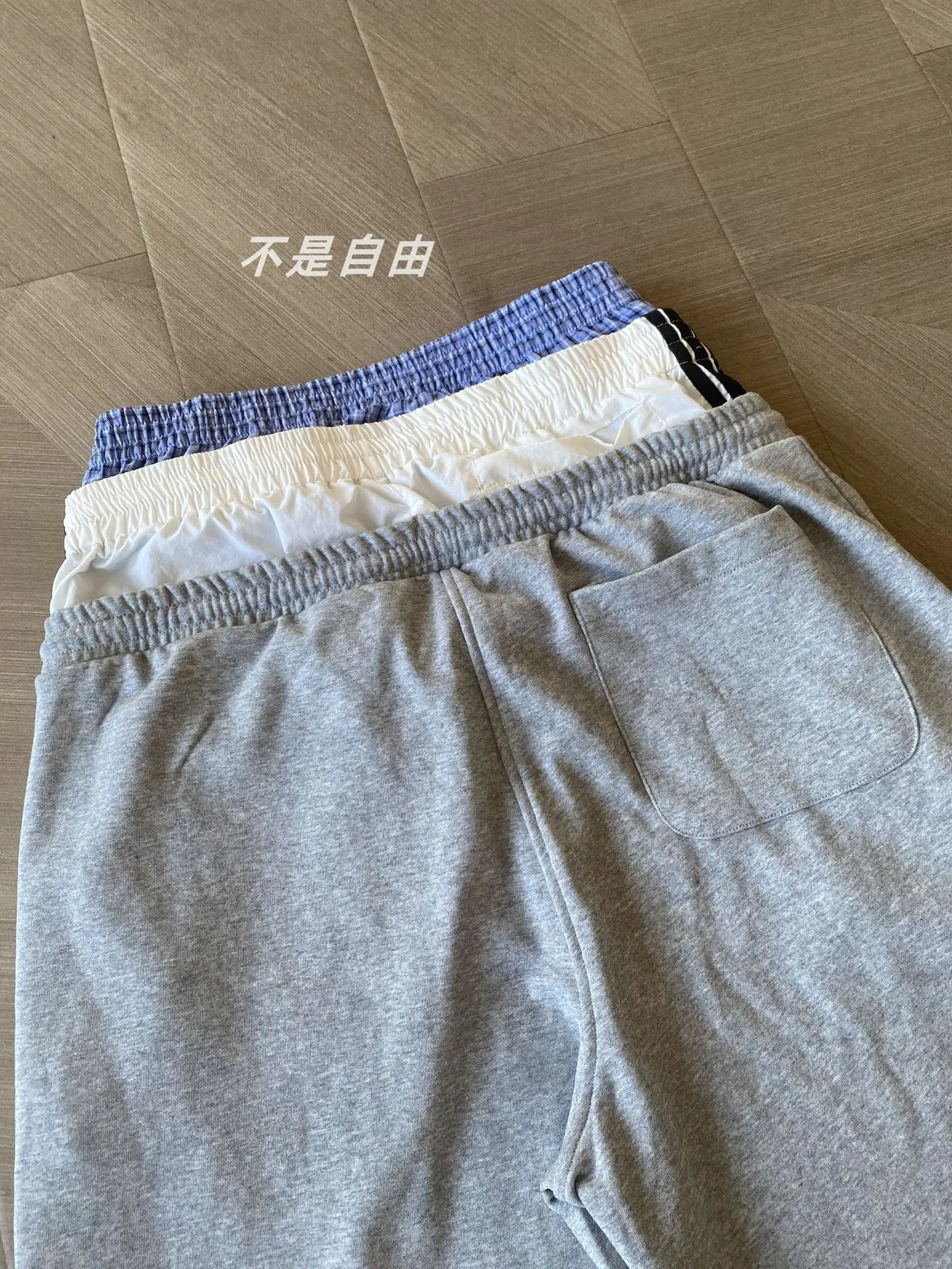 Fake Three Pieces Waist Design Project GR Sweatpants Men Women Embroidery Digit 3 Label Track Pants Black Gray Casual Trousers 250922