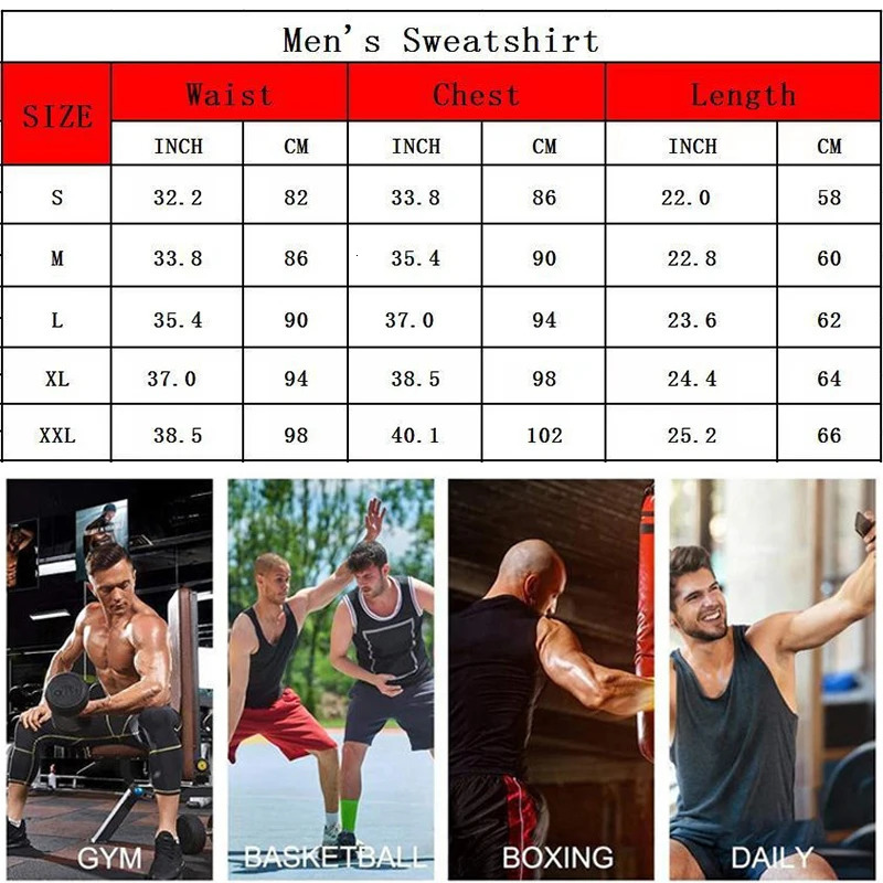 Men Reductive Girdle Body Shaper Sauna Vest Tummy Control Shirt Sweat Corset Slimming Belly Fat Chest Compression Binder 250922