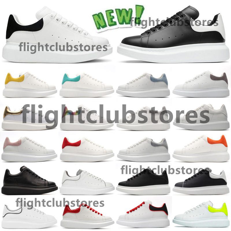 designer white black shoe classic suede velvet leather women flats platform oversized sneaker men espadrille fl designer shoes alexander''mcquenly mcqueenn MQ H7J7