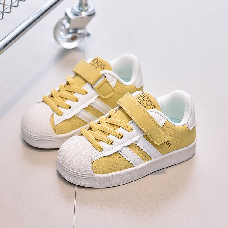 Boys and girls' colorful shell shoes 2025 autumn new style children's casual shoes low top board shoes men and women's shoes luxury Des