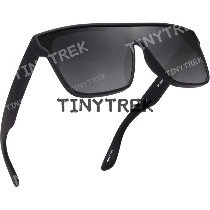 GLINDAR Oversized Square Polarized Sunglasses for Men Women, One Piece Shield Shades UV400 Protection