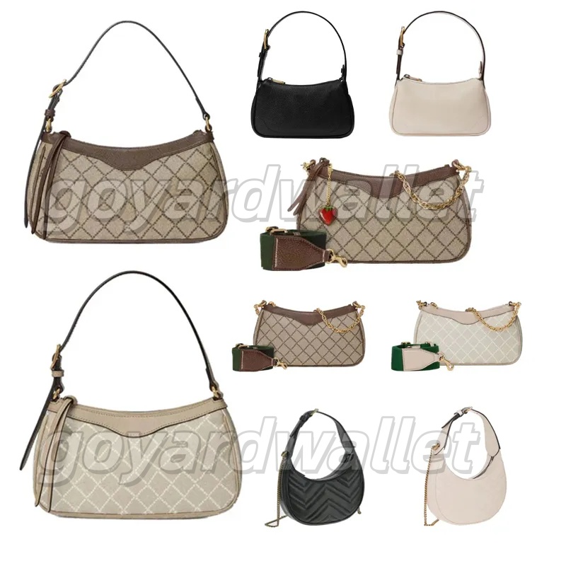 Vintage Snake Canvas Crossbody Chain Tote Bag Designer Handbag Crossbody Bag Designer Hobo Shoulder Bag Envelope Messenger Bag Underarm Crescent Style