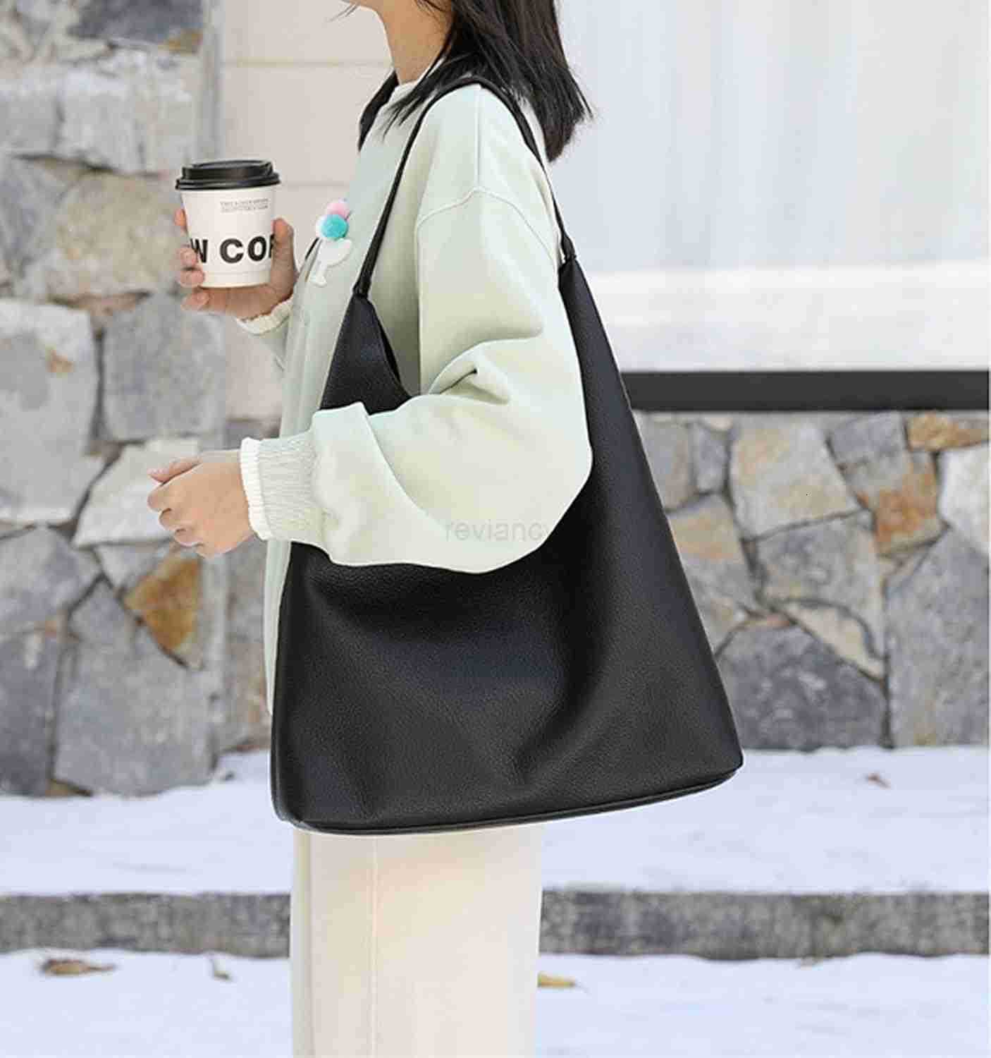 2025 Slouchy Tote Bag for Women Leather Hobo Bag Soft Vegan Leather Tophandbag Shoulder Bag Handbag Underarm PurseW250930