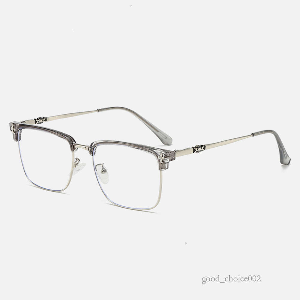 Lanjia- New KRO Fashion Korean Style Business Anti-Slip Metal Artistic Men's And Women's Blue Light Blocking Eyeglass Frame 12E80 71