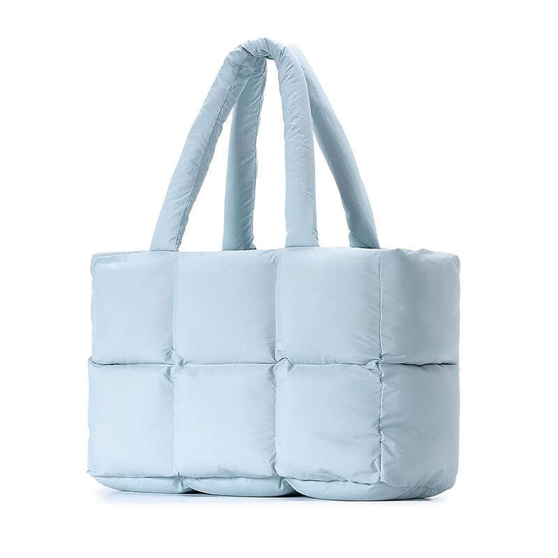 Hot Sale Quilted Puffy Handbag Shoulder Tote Bag Lightweight Purse for Work Travel Fitness