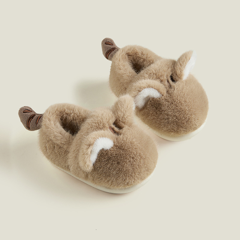 Children's Plush Cotton Shoes Male and Designer Female Children's Shoes Designer Shoes Cat Children's Cotton Slippers Autumn New Luxury
