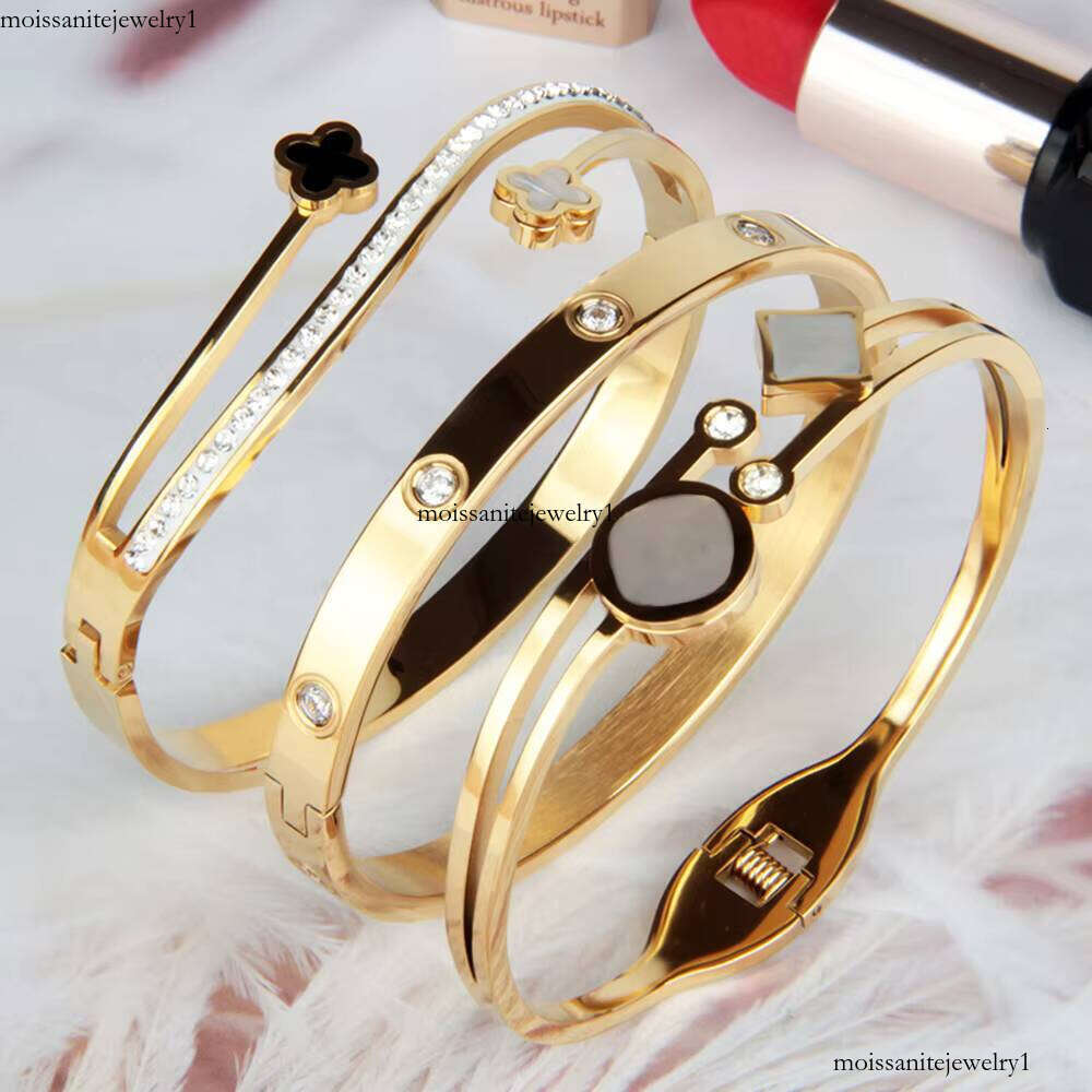 High Quality Women Jewelry Gift Accessories Multi Style Shell Cross Shape Gold Plated sterling silver Bracelet