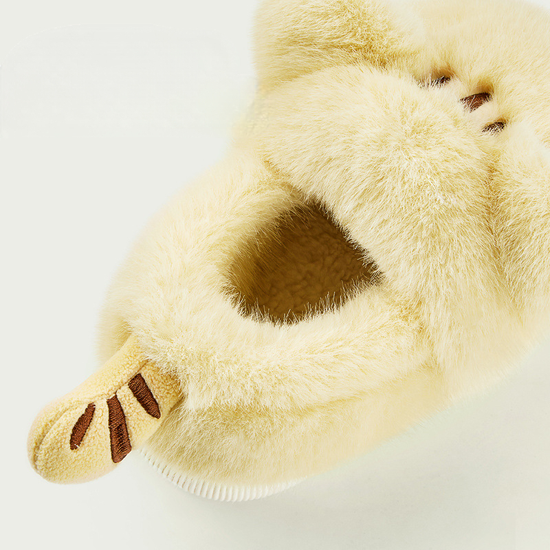 Children's Plush Cotton Shoes Male and Designer Female Children's Shoes Designer Shoes Cat Children's Cotton Slippers Autumn New Luxury