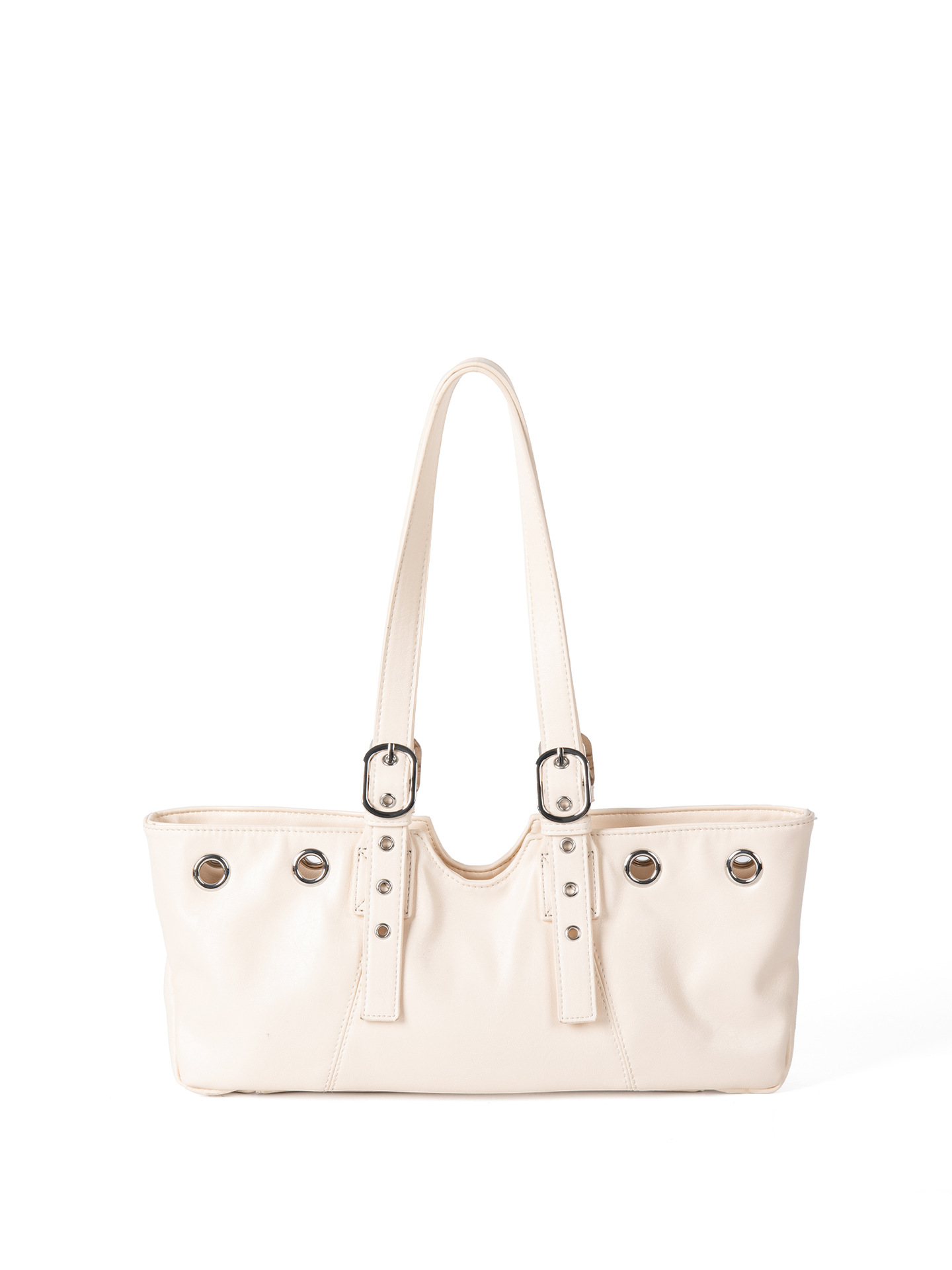 2025 New Korean-Style Niche Rivet Design Biker-Style Underarm For Women Casual Versatile Personalized Stylish Handbag And Shoulder Bag