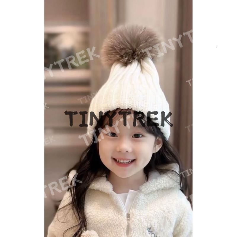 Baby Boy Hat Cute Pompom Winter Warm Knitted Cap Beanie Children Girls Hats Solid Hairball Elastic Kids Caps Bonnet Christmas 2-10Y
