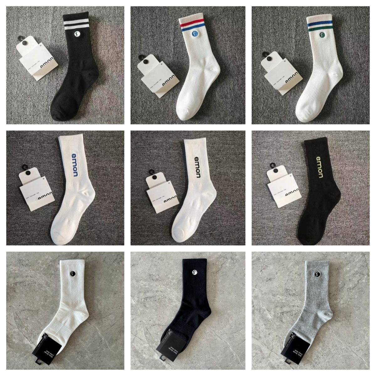 Men's Socks Designer Solid color Embroidery Logo Cotton Socks Fashion Brand Fitness Sports Casual Breathable Comfortable Mens Womens Sweat socks