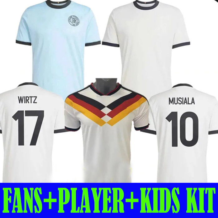 fans player 26 27 Germany HUMMELS GNABRY 2025 2026 Soccer Jerseys European kit KROOS WERNER REUS MULLER Men Kids Kit Football Shirts 125th Deutschland size:16-2XL
