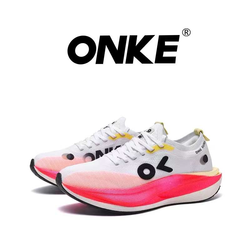 ONKE Unisex Carbon Plate Running Shoes 2026 Summer New Lightweight Breathable Anti-Slip Wear-Resistant Cushioned Couple Sneakers, Free Shipping Qualit