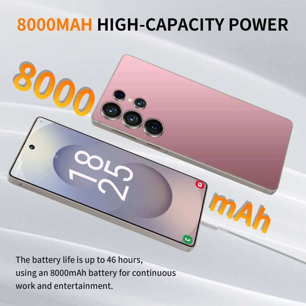 2025 Original phone S27 Ultra PC 7.3 Inch HD 4K Android 15 22Gb+2Tb 8000Mah Battery 4G 5G Dual Sim Card Wifi GPS smartphone
