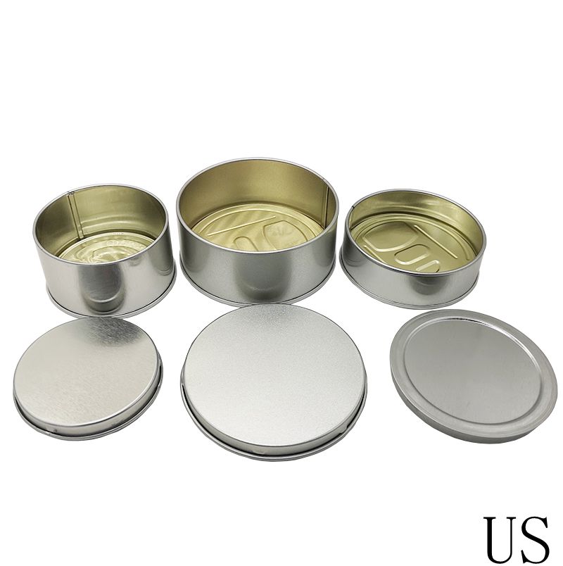 Customize Metal Can 3.5 Gram Empty Tin Cans Packaging Easy Pull Ring Aluminum Food Grade Press In Jars OEM Available Free Size 3.5g USA