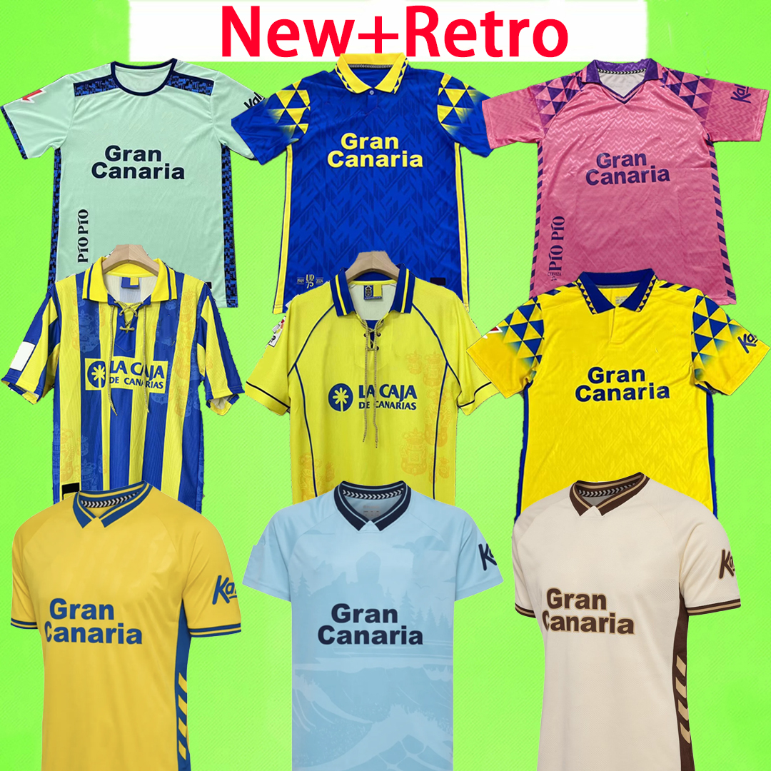 New + Retro Las Palmas 25 26 27 95 96 97 98 99 UD Soccer Jerseys away third kids kit JONATHAN ROBER RODRYGO ONTIVEROS CASTRO boys football shirt uniform 2025 2026