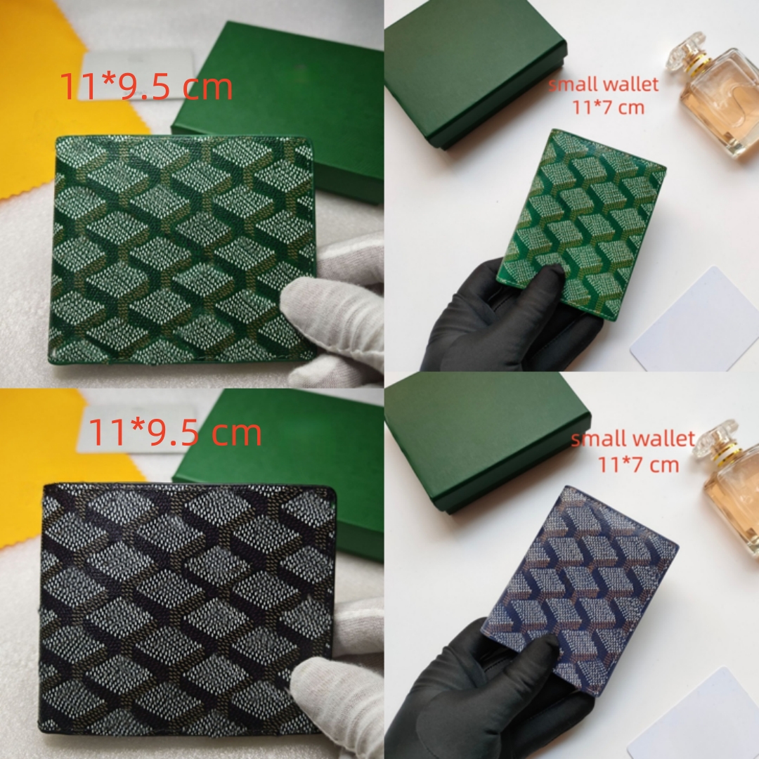 Top Luxury men wallet genuine leather gooyaa Designer Wallets Paris Purse travel Retro Handbag Men Women carteras Credit Card Holders Famous Clutch bag with box