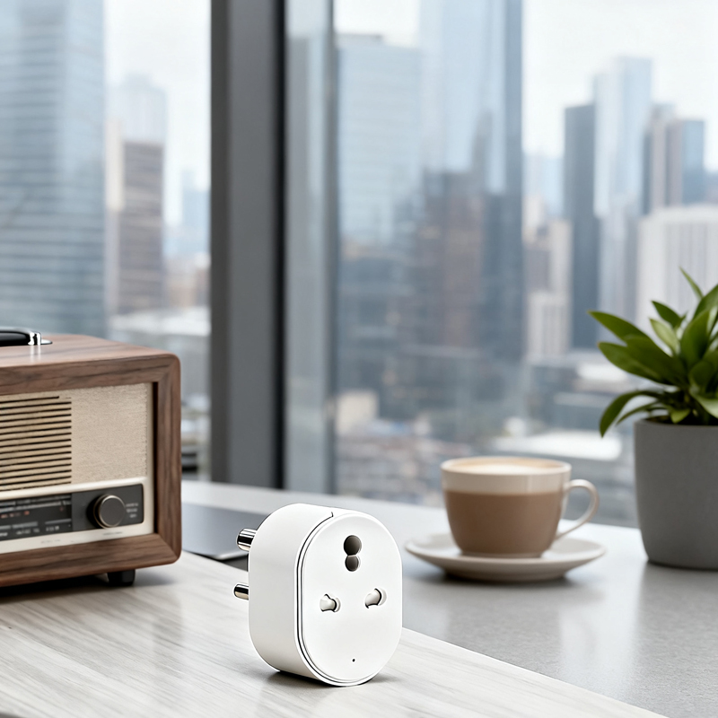 Smart WiFi Socket Outlet Plug Remote Control Timer Switch Voice Alexa Google Home Compatible India South Africa Standard 10A/16A