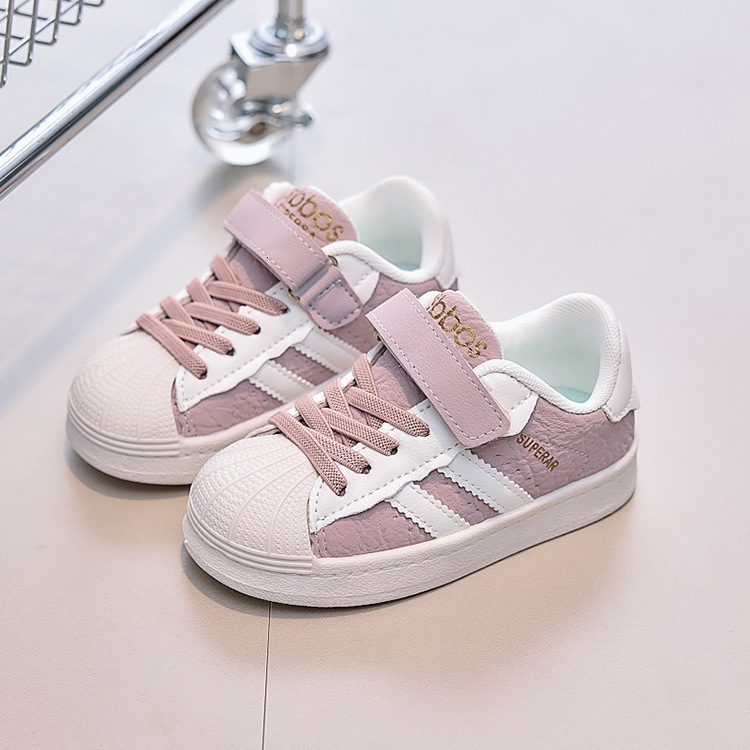 Boys and girls' colorful shell shoes 2025 autumn new style children's casual shoes low top board shoes men and women's shoes luxury Des