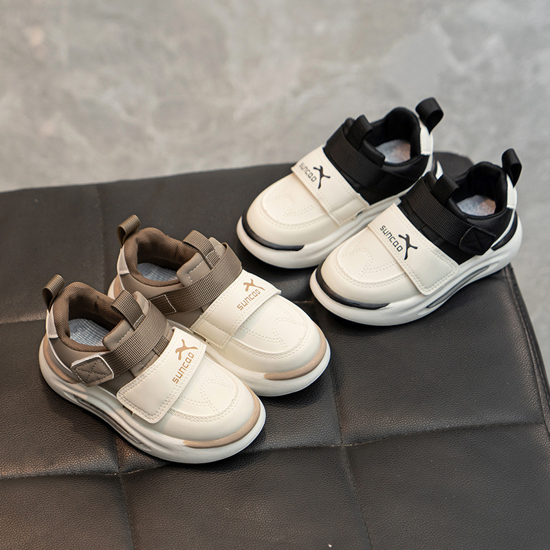 Autumn and winter casual children's sports shoes with leather surface men's women's anti slip Designer wear-resistant running designer
