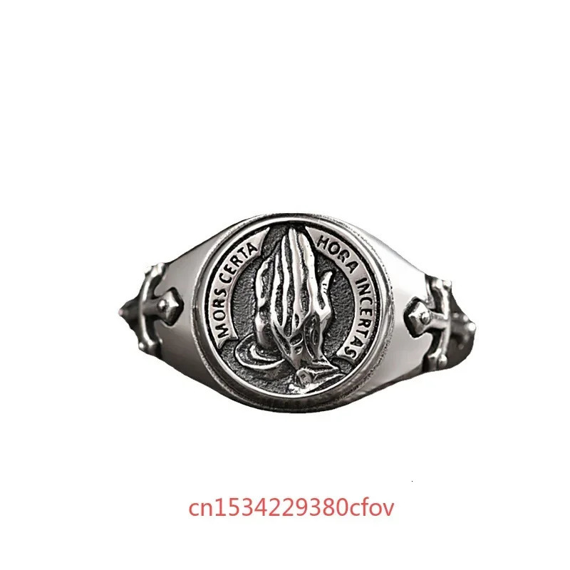 925 Sterling Silver Rings Christmas Gift for Men Women Jewelry Fashion Charms Accessories Retro Adjustable Opening 250929
