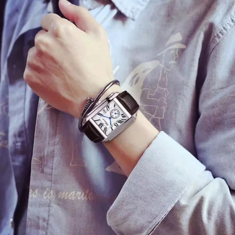 CHENXI 8216 Selling Top Business Mens Watch Quartz Military Calendar Waterproof Mens Leather Strap Elegant Clock 250928