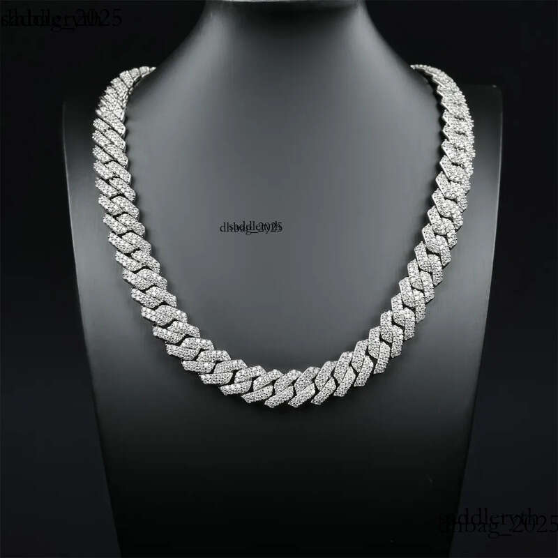 Plated Hip Hop Jewelry Necklace Cuba 14mm Wholesale Cuban Link Chain Gold Gift Hiphop Unisex Li Zircon Precious Metal Alloy